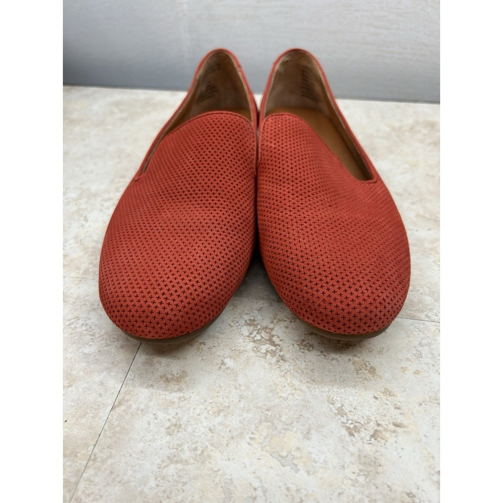 Gentle Souls by Kenneth Cole Women's Eugene 2 Perf Loafer Flat Size 8 Persimmon - Picture 5 of 11